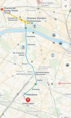 Plan de l'établissement LEDION PARIS 14
