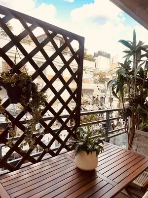 Balcon ou terrasse dans l'établissement Un ptit soleil à Paris
