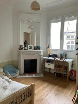 Un ou plusieurs lits dans un hébergement de l'établissement Deluxe Balcony Paris Gare de Lyon