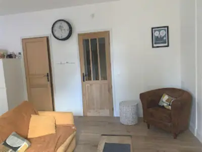 Coin salon dans l'établissement 2 chambres et une terrasse à Paris!