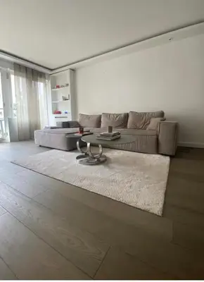 Coin salon dans l'établissement Appartement proche Étoile