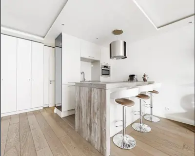 Cuisine ou kitchenette dans l'établissement Appartement proche Étoile