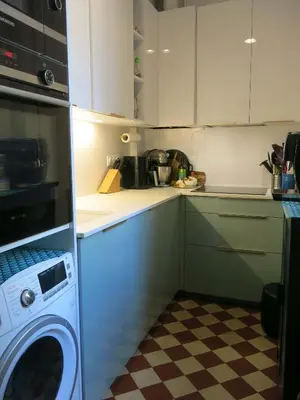 Cuisine ou kitchenette dans l'établissement Appartement General Leclerc CityCosy