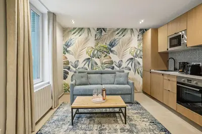 Cuisine ou kitchenette dans l'établissement Cozy nest 2 steps from the Marais - 4 pers