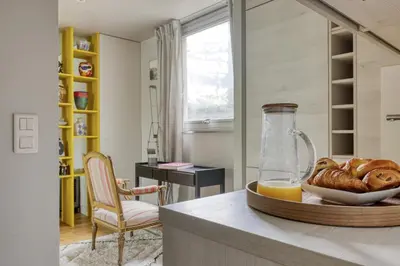 Plan de l'établissement Luminous & Modern Flat with Balcony Paris-Bastille