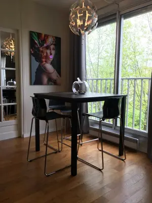 Plan de l'établissement Grand Studio design avec parking