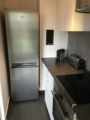 Cuisine ou kitchenette dans l'établissement Grand Studio design avec parking