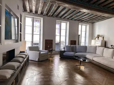 Coin salon dans l'établissement St-Germain/Louvre - Stylish townhouse of 1600