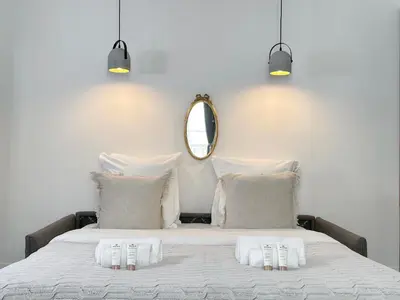 Un ou plusieurs lits dans un hébergement de l'établissement Opera - Prestige apartment with lift for 4