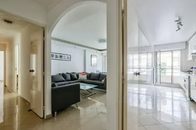 Coin salon dans l'établissement Cosy appart avec balcon Pont de Flandres - Crimée