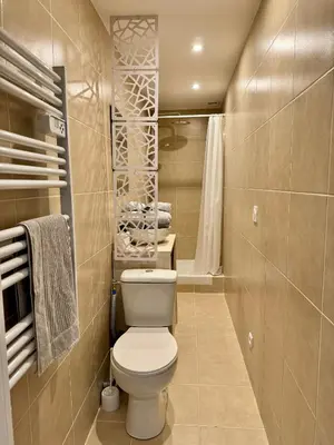 Salle de bains dans l'établissement Appartement lumineux près de Montmartre 