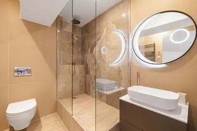 Salle de bains dans l'établissement Soubise