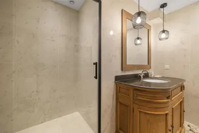 Salle de bains dans l'établissement Scarlett
