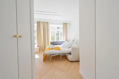 Coin salon dans l'établissement Lovely & Exclusive Parisian Flat