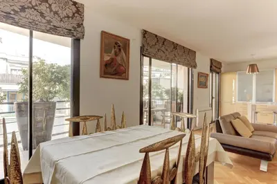 Coin salon dans l'établissement Le Vernet - Boulogne