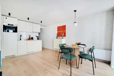 Cuisine ou kitchenette dans l'établissement Sereners - Rue Saint Denis