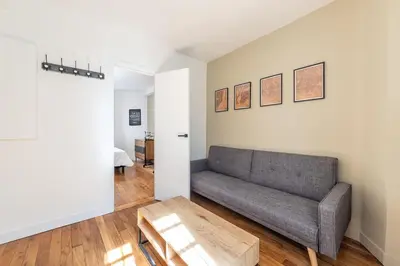 Coin salon dans l'établissement Bail mobilité - Appartement pour voyages d'affaires et d'études