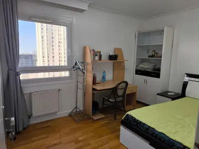 Un ou plusieurs lits dans un hébergement de l'établissement Lovely Appartment In Paris - Near Arena Porte de la Chapelle
