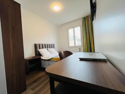 Un ou plusieurs lits dans un hébergement de l'établissement Auberge de Bagneux