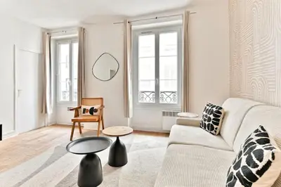 Coin salon dans l'établissement Appartement 2 pieces #TourEIffel #Invalides - II