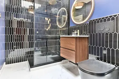 Salle de bains dans l'établissement Studio central Opéra Garnier - Paris