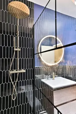 Salle de bains dans l'établissement Studio central Opéra Garnier - Paris