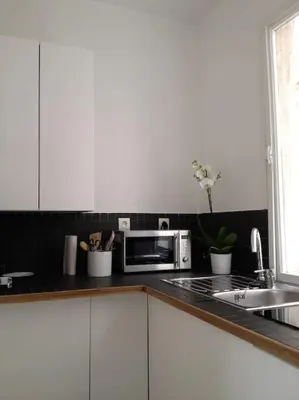 Cuisine ou kitchenette dans l'établissement Paris Les Halles