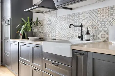 Cuisine ou kitchenette dans l'établissement Trocadero/TourEiffel : havre de paix 2 Chambres