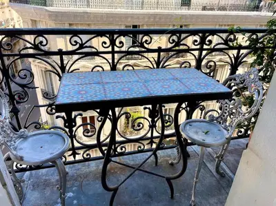 Balcon ou terrasse dans l'établissement Bright Central Appartment for 3 with Balcony - PARIS 11e BASTILLE