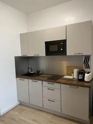 Cuisine ou kitchenette dans l'établissement Appartement Bonne Nouvelle