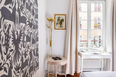 Un ou plusieurs lits dans un hébergement de l'établissement GuestReady - Elegance in trasbourg-Saint-Denis