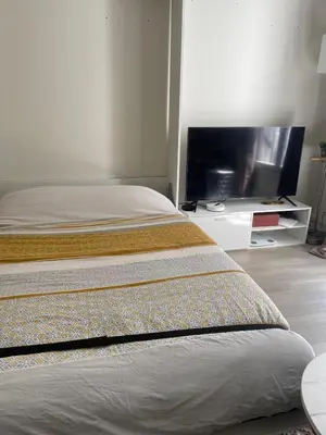 Un ou plusieurs lits dans un hébergement de l'établissement Trocadéro Studio, Tour Eiffel