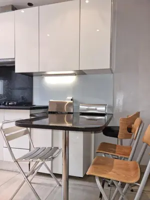 Cuisine ou kitchenette dans l'établissement APPARTEMENT 2 CHAMBRE A 10 MINUTE DU CENTRE DE PARIS