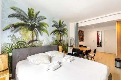 Un ou plusieurs lits dans un hébergement de l'établissement GuestReady - Bel Apt. au cœur de Paris