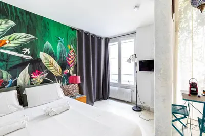 Un ou plusieurs lits dans un hébergement de l'établissement GuestReady - Bel Apt. au cœur de Paris
