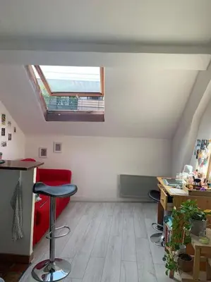 Télévision ou salle de divertissement dans l'établissement Cosy studio Bastille