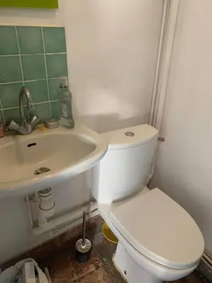 Salle de bains dans l'établissement Cosy studio Bastille