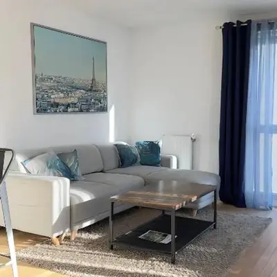 Lumière Parisienne Spacious 2BR Apartment with Terrace Free Parking Near Metro Line 13