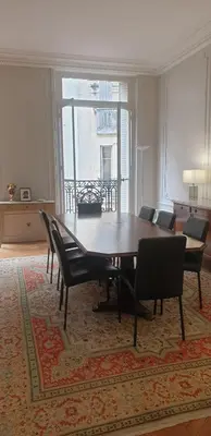 Coin salon dans l'établissement Appartement de standing