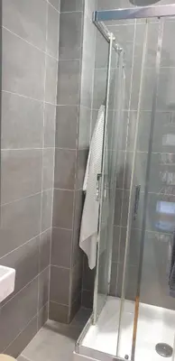 Salle de bains dans l'établissement Appartement de standing