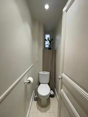 Salle de bains dans l'établissement Appartement parisien