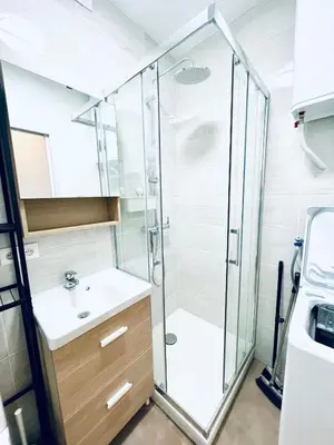 Salle de bains dans l'établissement Le Cocon des Sports - Pleyel - Stade de France