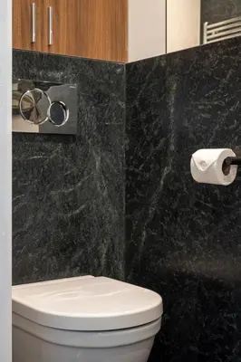 Salle de bains dans l'établissement La Villa Ballu