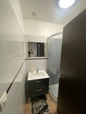 Salle de bains dans l'établissement Agréable appartement in Montmartre