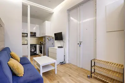 Cuisine ou kitchenette dans l'établissement Beau studio 2P en plein cœur du 2e