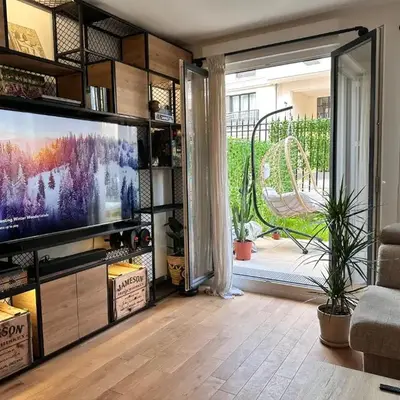 Boho style apartment - 7 mins from Paris Center - Garden and underground parking