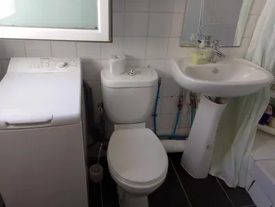 Salle de bains dans l'établissement París 10