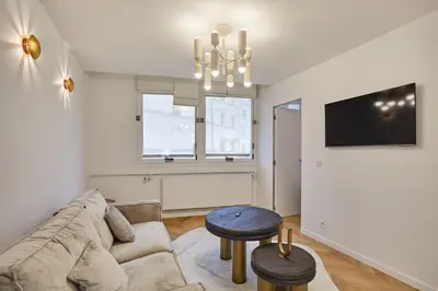 Télévision ou salle de divertissement dans l'établissement Résidence Saint Germain des Près Rue de Rennes by Studioprestige