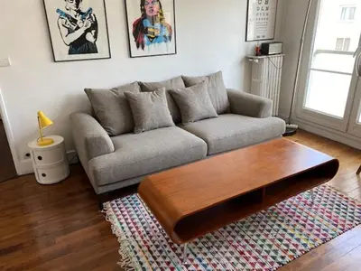 Coin salon dans l'établissement Appartement design
