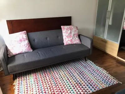 Coin salon dans l'établissement Appartement design